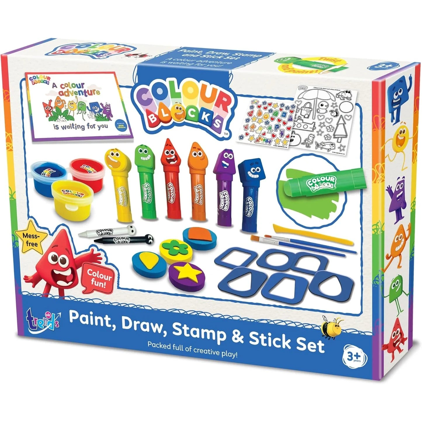 Colourblocks Paint, Draw, Stamp and Stick Set