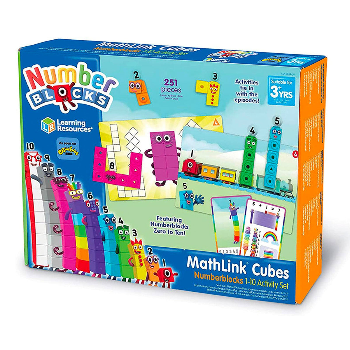 MathLink® Cubes Numberblocks 1-10 Activity Set – Blocks Universe Shop