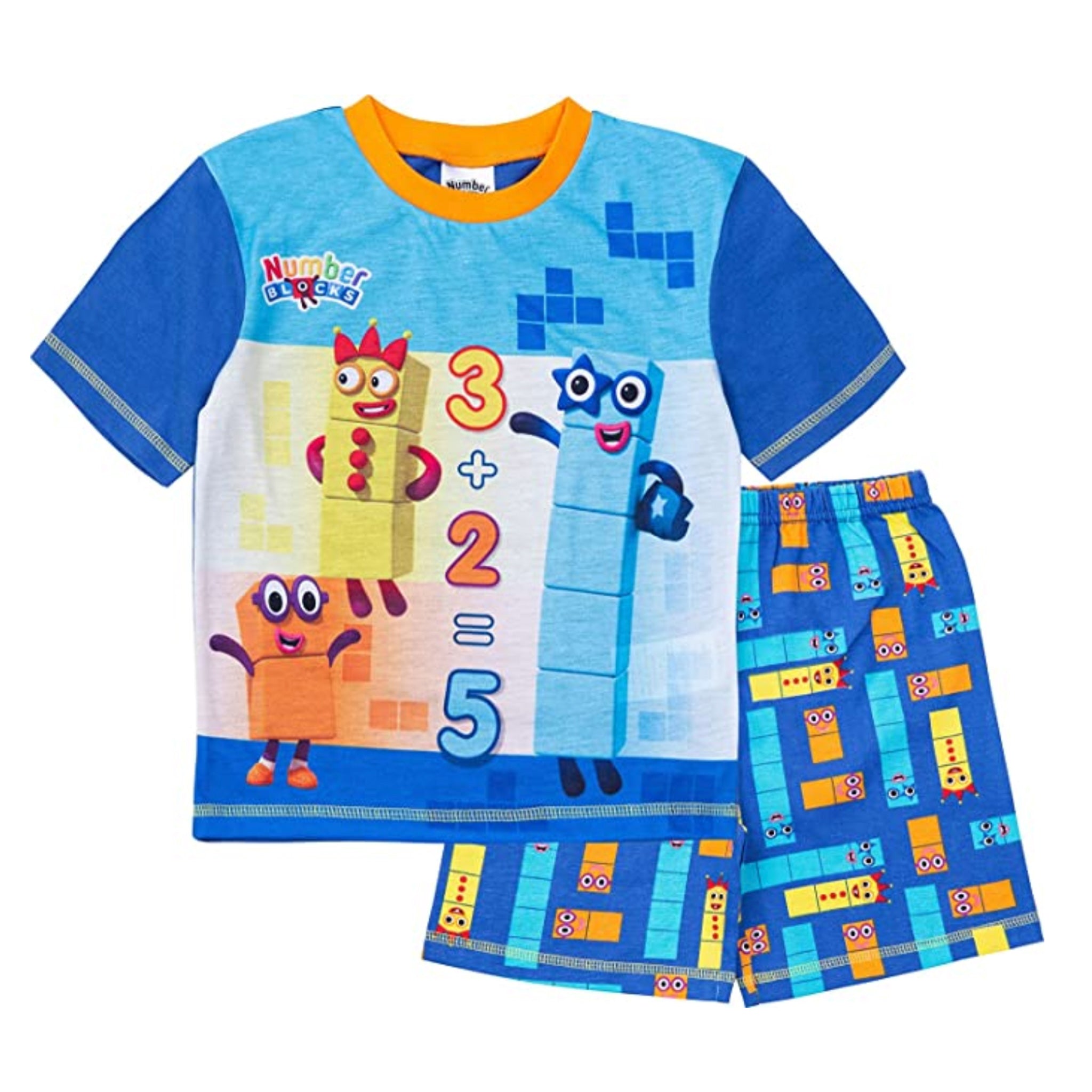 Numberblocks Boys Short Pyjamas Pjs Ages 3 to 7 Years Old – Blocks ...