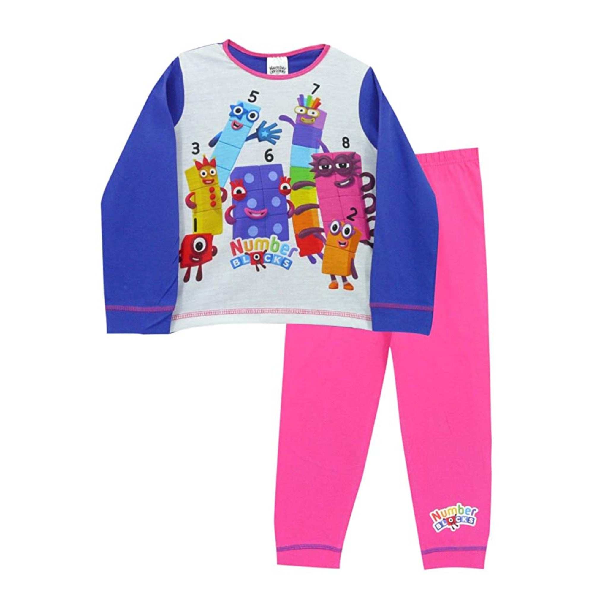 Numbers Block Girl Numberblocks Girls Pyjamas Character Nightwear – Blocks Universe Shop