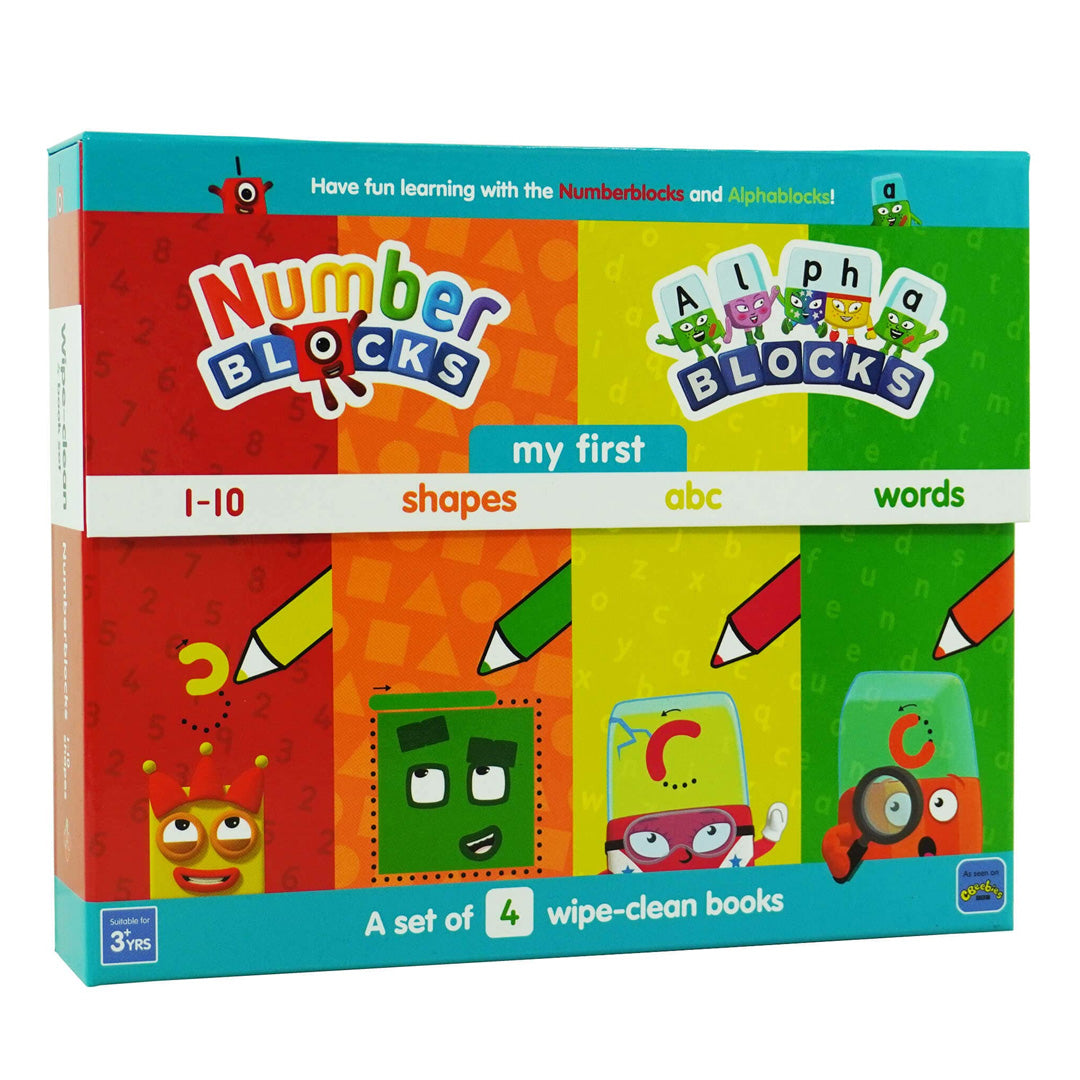 Numberblocks and Alphablocks: First Numbers and Letters Wipe-Clean Pac ...
