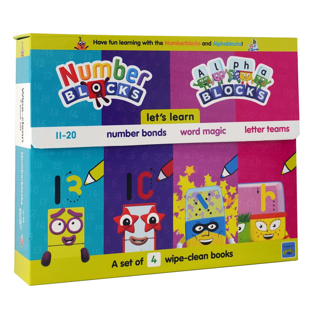 Numberblocks and Alphablocks: Let's Learn Numbers and Letters Set - 4 ...