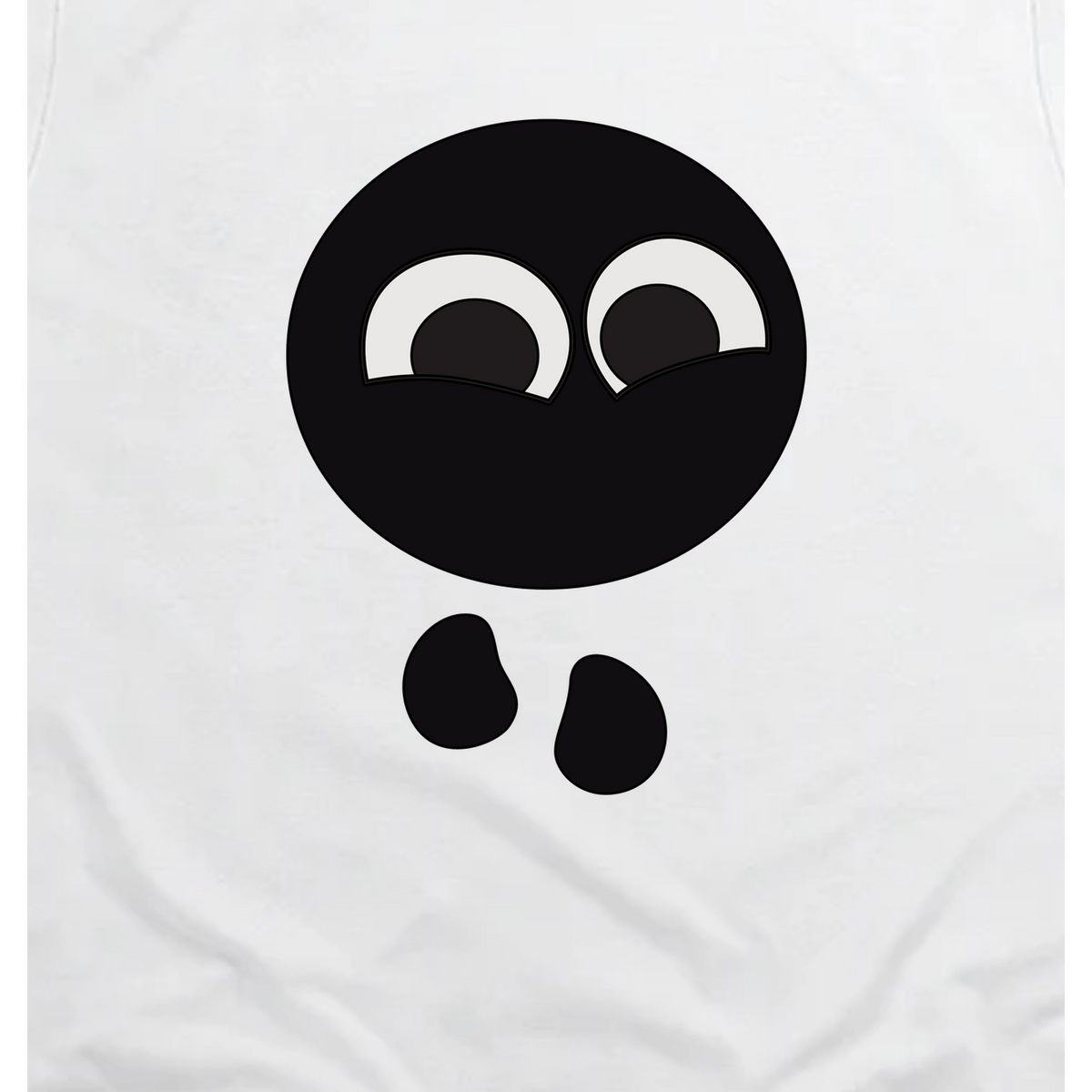 Colourblocks - Colourblock Black Toddler T-Shirt, White, artwork close-up