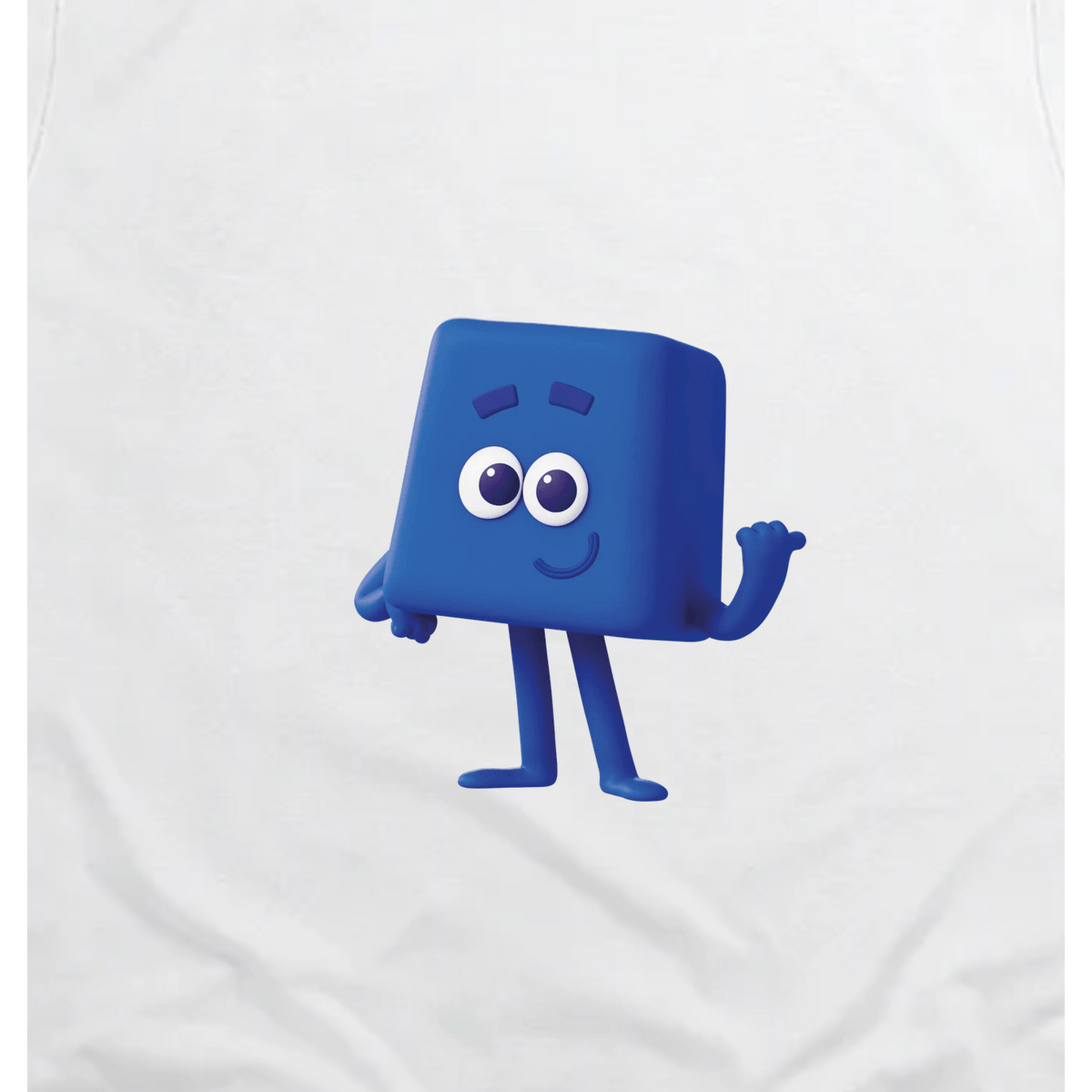 Colourblocks - Colourblock Blue Toddler T-Shirt, White, artwork close-up