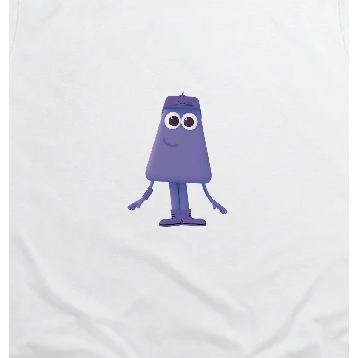 Colourblocks - Colourblock Violet Toddler T-Shirt, White, artwork close-up