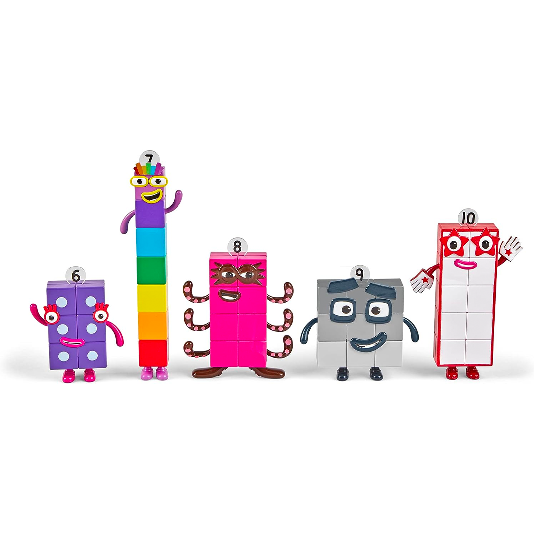 Number Blocks 6 Rig Numberblocks Friends Six to Ten – Blocks Universe Shop