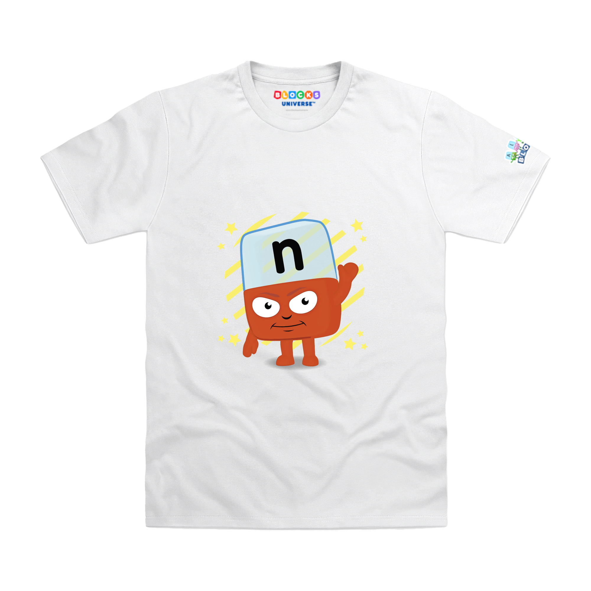 Alphablocks N: Nnn-nnn! Adults T-Shirt | Blocks Universe – Blocks ...