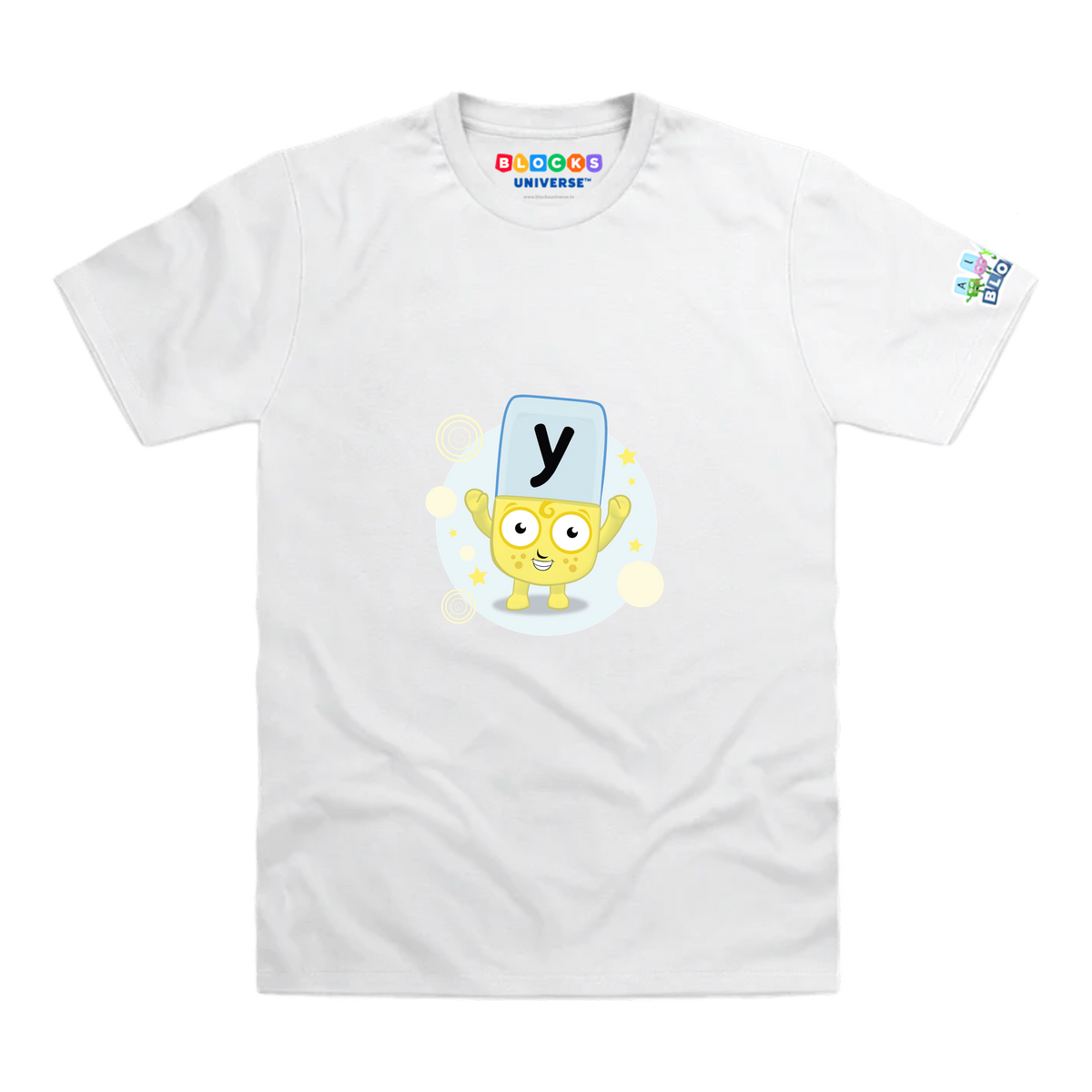 Alphablocks - Alphablock Y - Yes! Toddler T-Shirt, White, front mockup