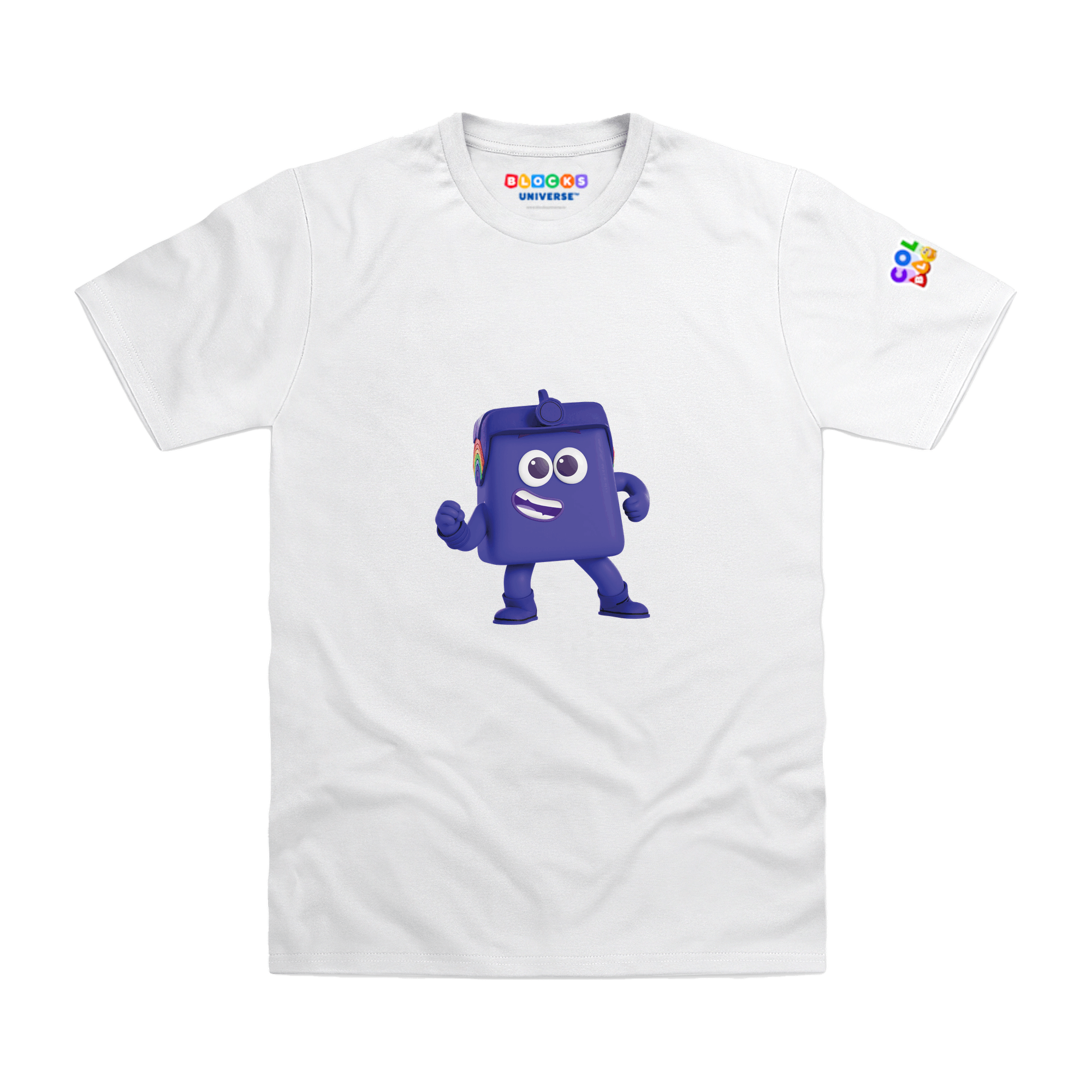 Colourblocks - Colourblock Indigo Kids T-Shirt – Blocks Universe Shop