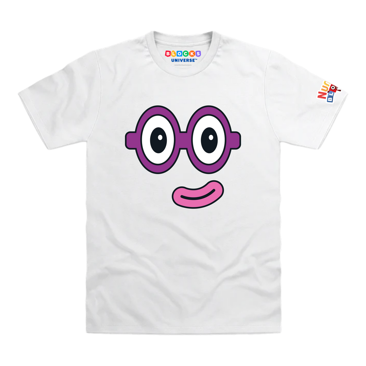 Numberblocks - Numberblock Two's Face Toddler T-Shirt, White, front mockup