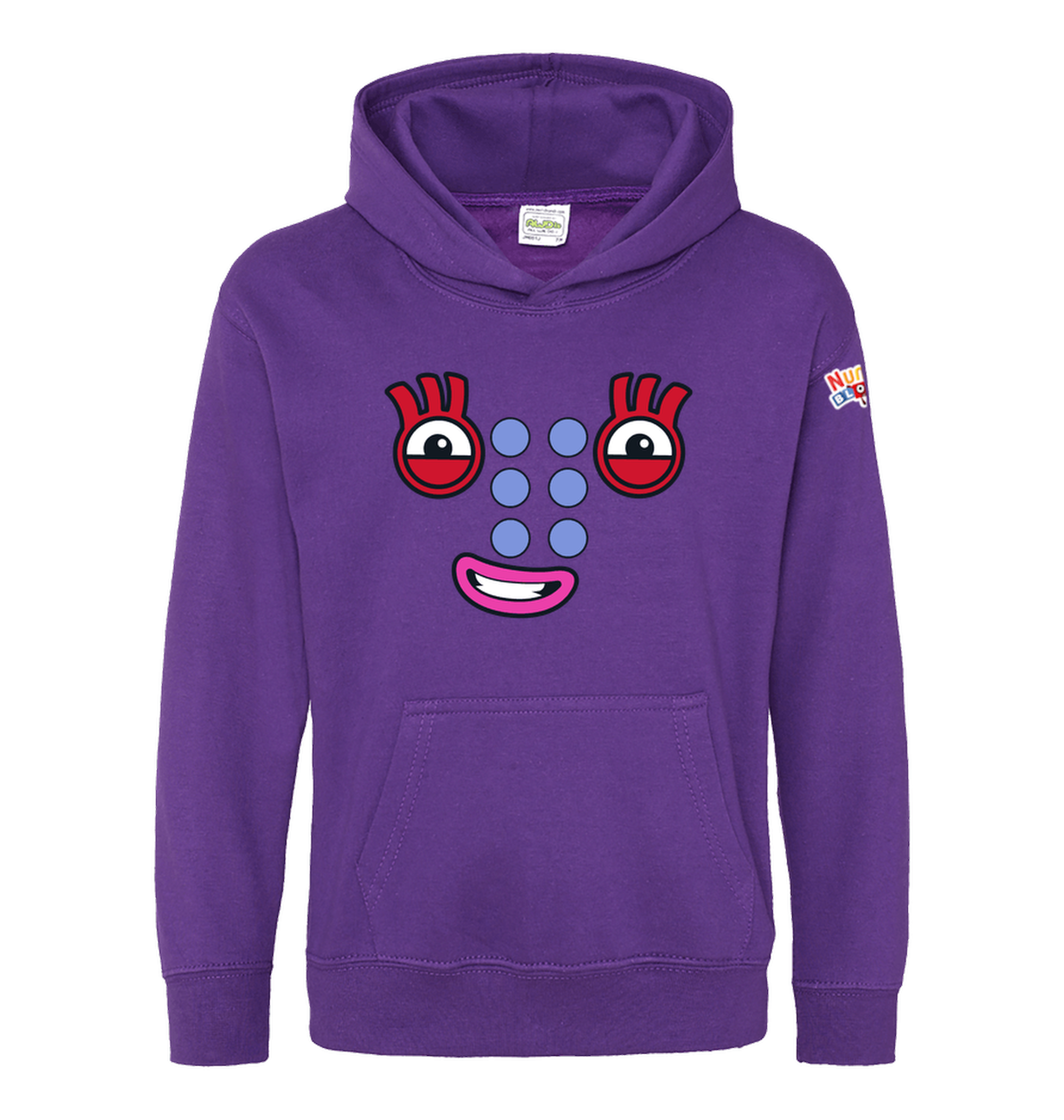 Numberblocks - Numberblock Six's Face Kids Hoodie – Blocks Universe Shop