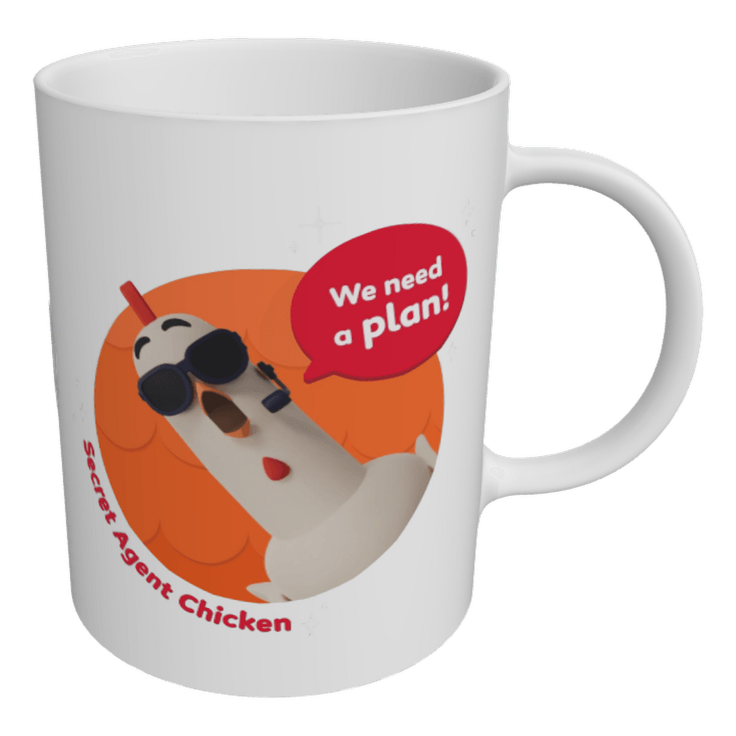 Wonderblocks Secret Agent Chicken Mug